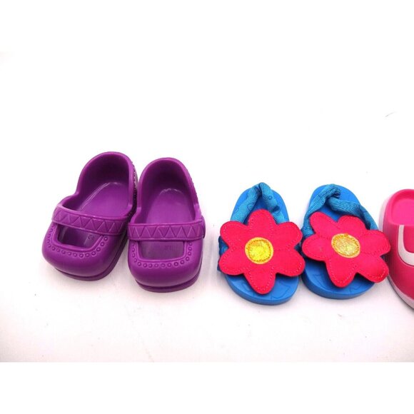 Dora The Explorer Dress Up Adventure 15" Doll 2003‎ -3 Pairs of Shoes Lot - Picture 7 of 16